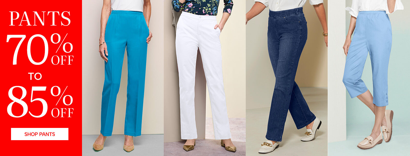Pants 60% Off to 85% Off. Shop Pants