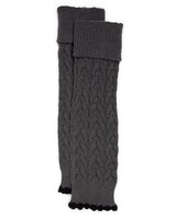 MUK LUKS® Women's Tall Pointelle Leg Warmers Socks thumbnail number 1
