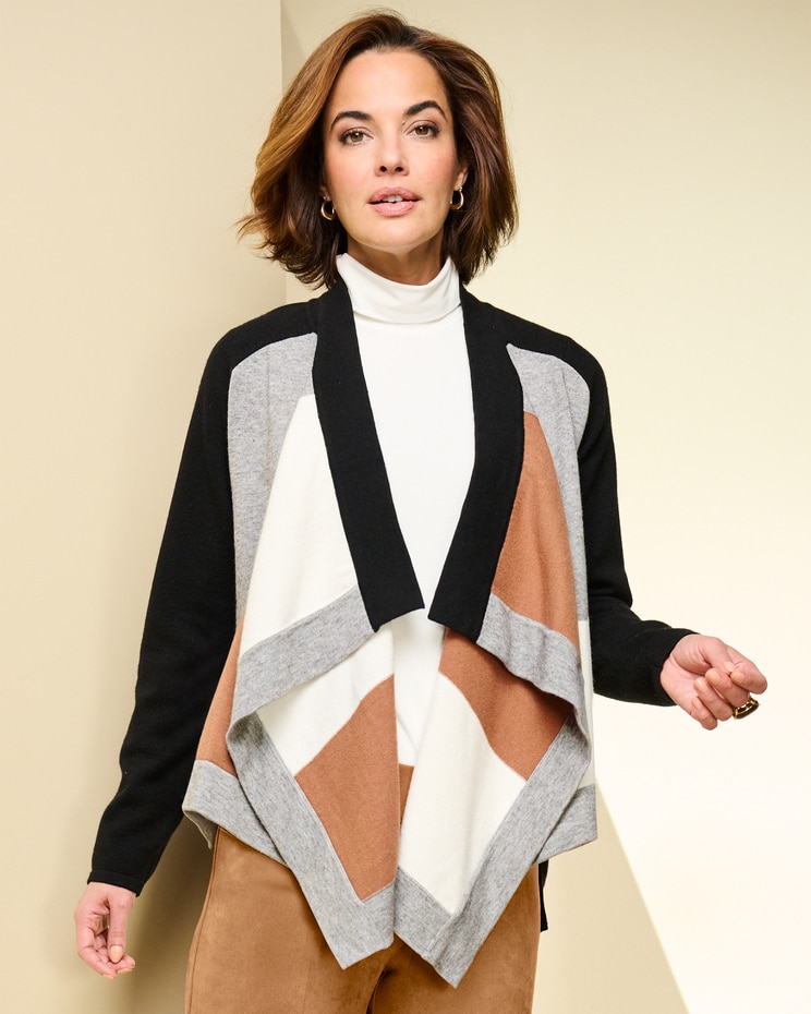 Colorblock Cascade Sweater image number 1