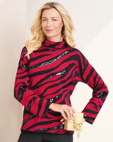 Sequin Jacquard Pullover thumbnail number 1