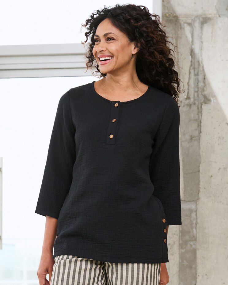 Easy Breezy Solid Tunic image number 1