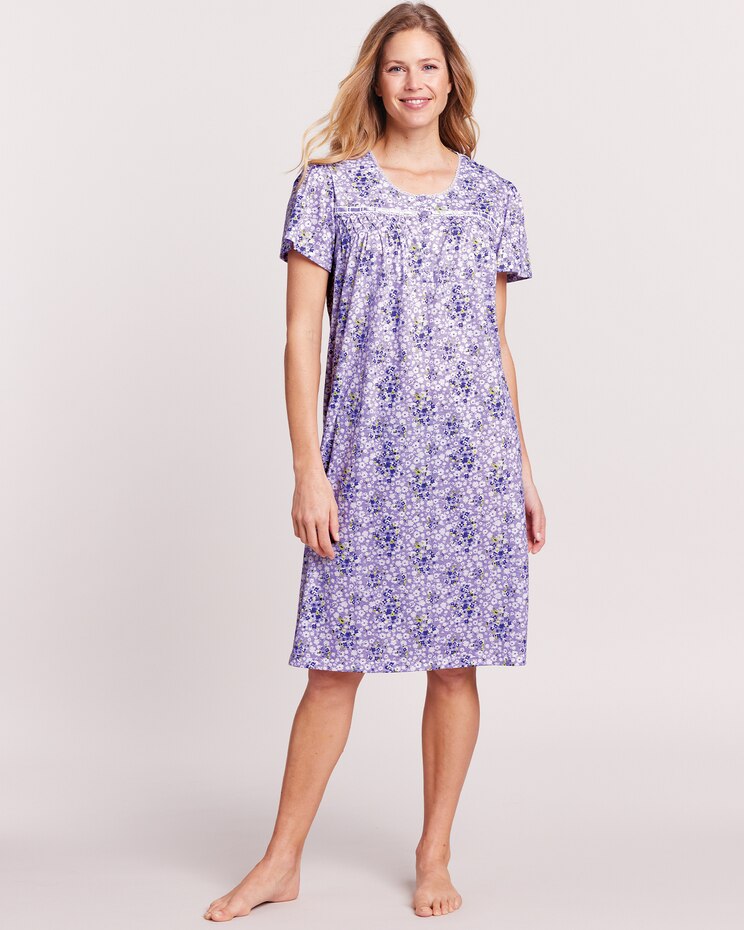 Floral-Print Nightgown image number 1