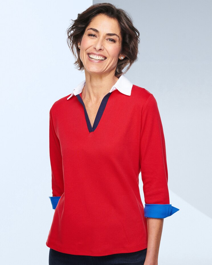 Colorblock Polo image number 1
