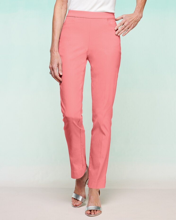 Slimtacular® Textured Tapered Pants image number 1