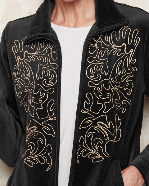 Gilded Velour Jacket