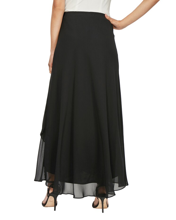 Long Chiffon Skirt with Tulip Hem image number 2