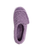 MUK LUKS® Women's Marylou Micro Chenille Quilt Velcro Slide Slippers thumbnail number 7