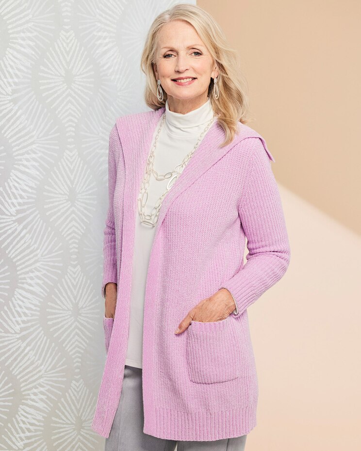 Chenille Sweater Cardigan image number 1