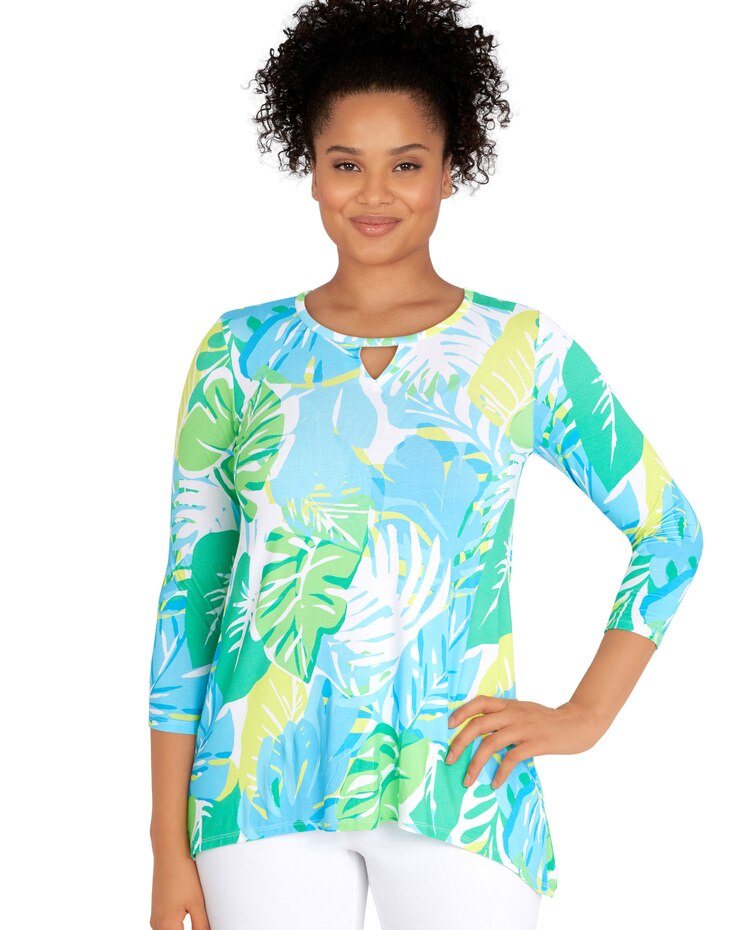 Ruby Rd® Tropical Top image number 1