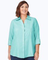 Foxcroft Taylor Essential Pinpoint Non-Iron Shirt thumbnail number 6