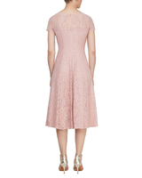 S.L. Fashions Cap Sleeve Tea Length Sequin Lace Dress thumbnail number 2
