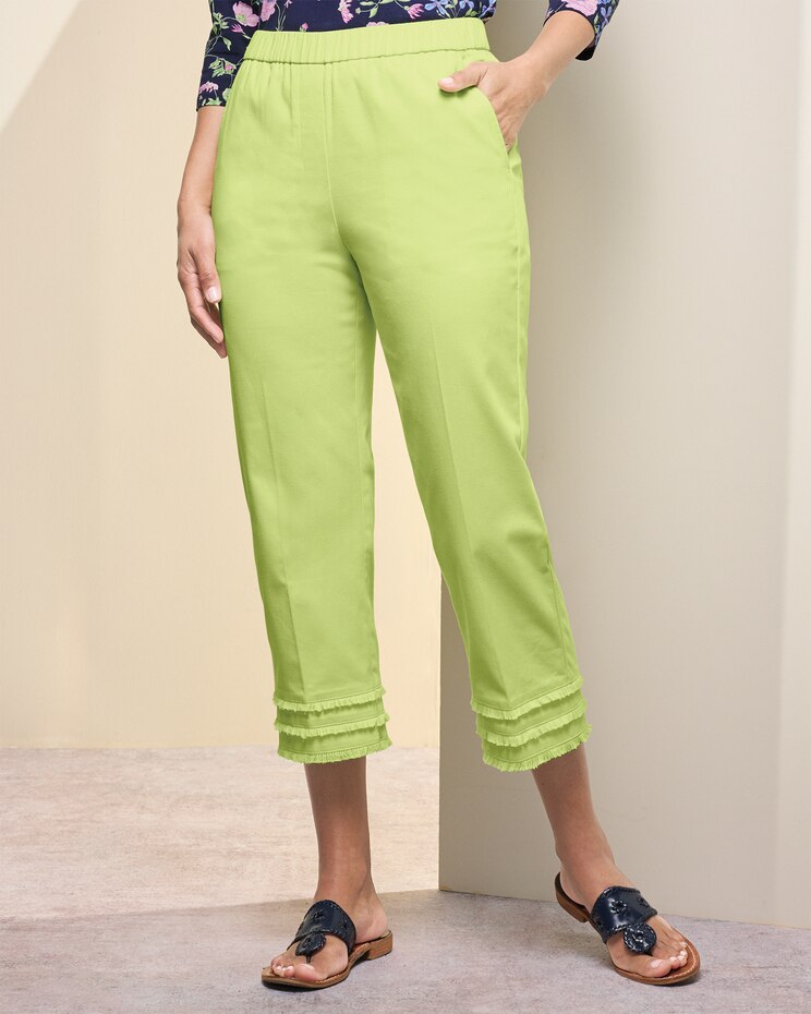 Comfort Stretch Fringe Crop image number 1