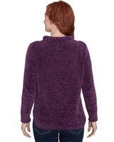 Ruby Rd® Berry Glam Eyelash Pullover Sweater thumbnail number 4