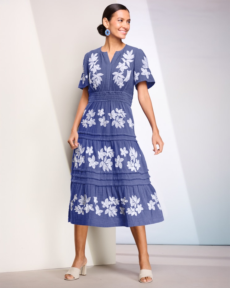 Easy Breezy Embroidered Dress image number 1