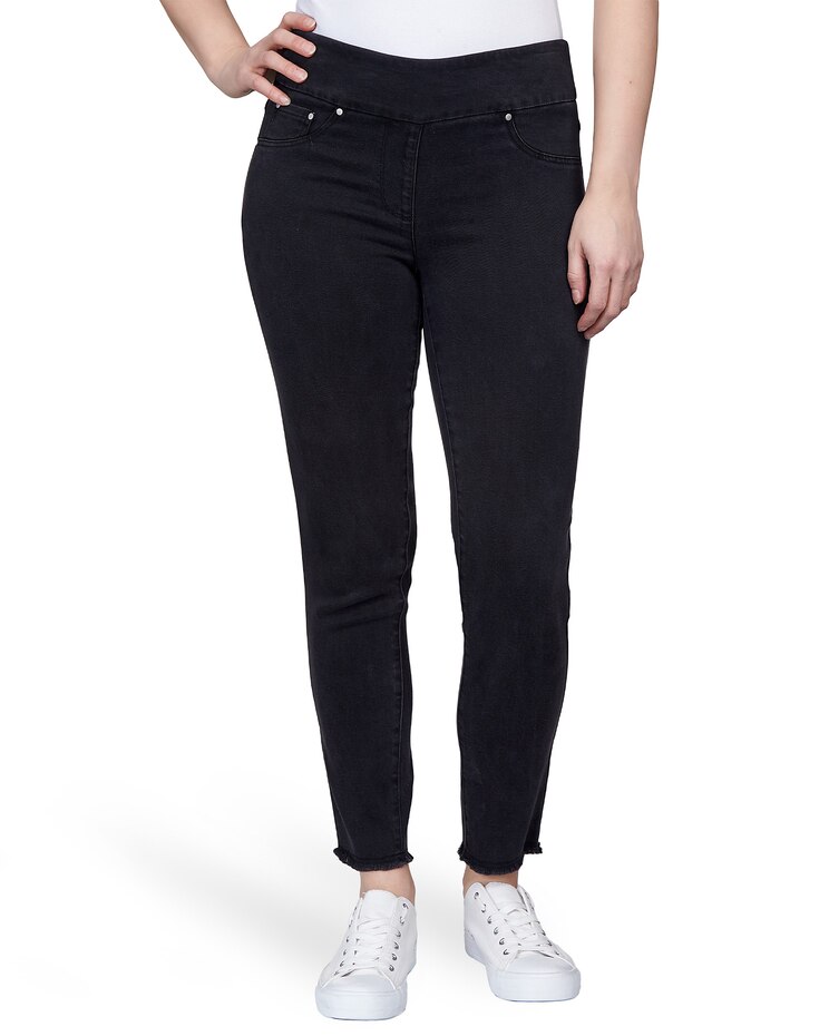 Ruby Rd® Denim-Like Twill Ankle Pant image number 1
