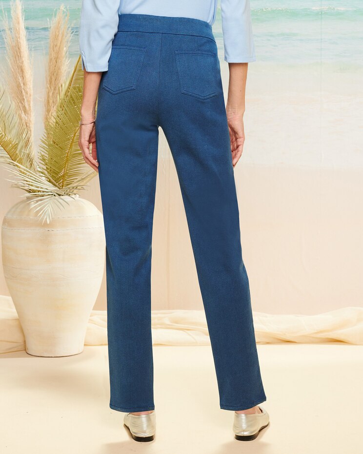 Summer Bouquet Denim Pants image number 3