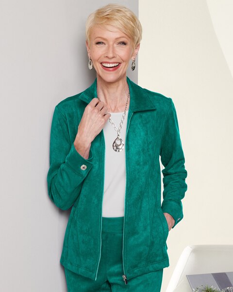 Slimtacular Stretch Microsuede Jacket