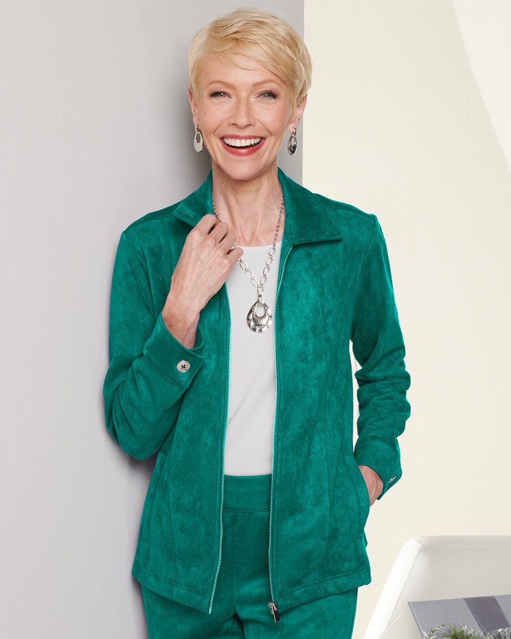 Slimtacular Stretch Microsuede Jacket image number 1