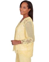 Alfred Dunner® Charleston Lace Two for One with Detachable Necklace thumbnail number 4