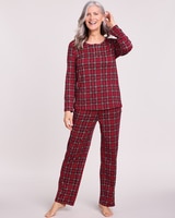 Comfy & Cozy Satin Trim Pajamas thumbnail number 1