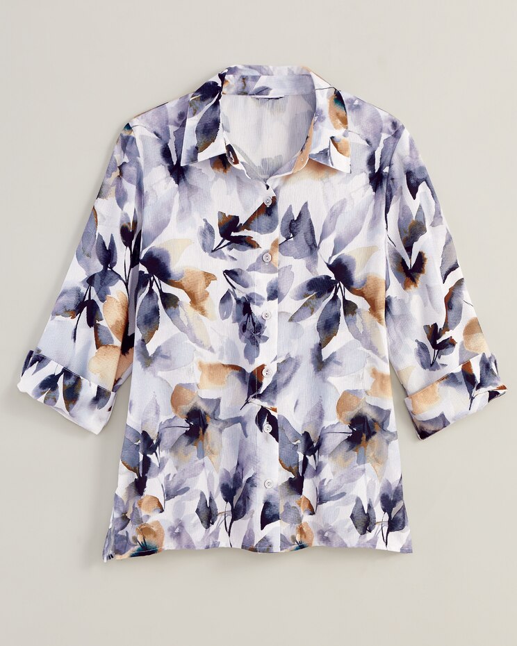 Alfred Dunner® Watercolor Floral Shirt image number 5