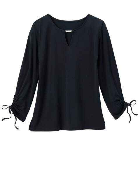 Ruched Sleeve Top