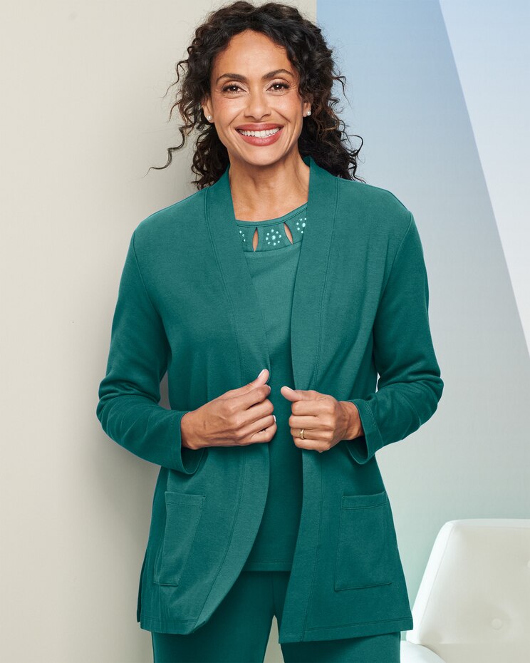 Comfort Knit Classic Cardigan image number 1