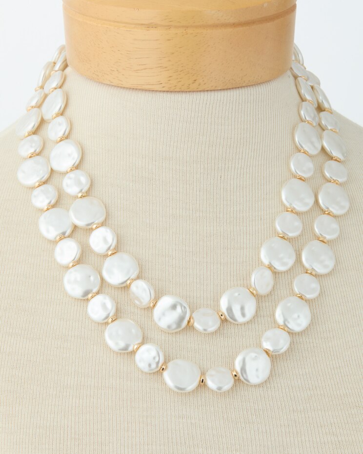 Textured Pearl Necklace image number 3