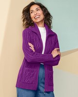 Cable Sweater Jacket thumbnail number 1