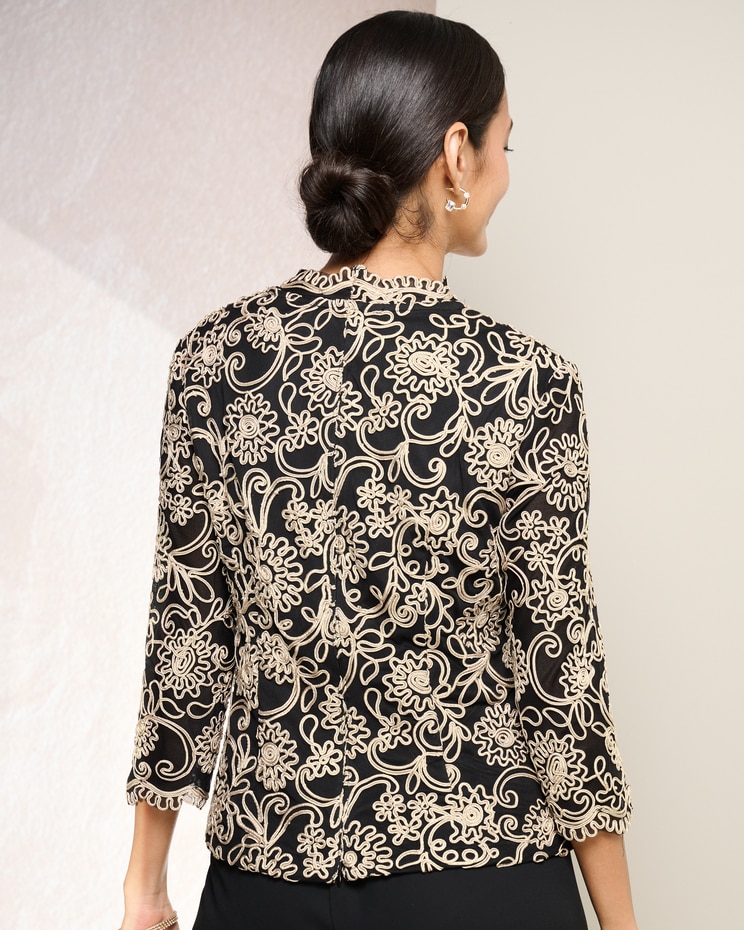 Soutache Top by Alex Evenings image number 2