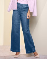 Slimtacular® Dream Jean Pull-On Wide-Leg thumbnail number 1