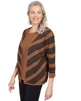 Alfred Dunner® Chevron Stripe Two For One Top thumbnail number 5
