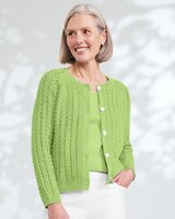 Bayside Cotton Textured-Solid Cardigan thumbnail number 1