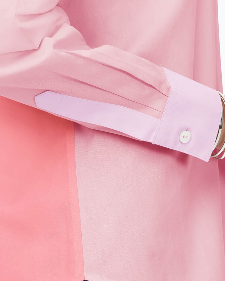 Foxcroft Boyfriend Long Sleeve Mix Shirt image number 4