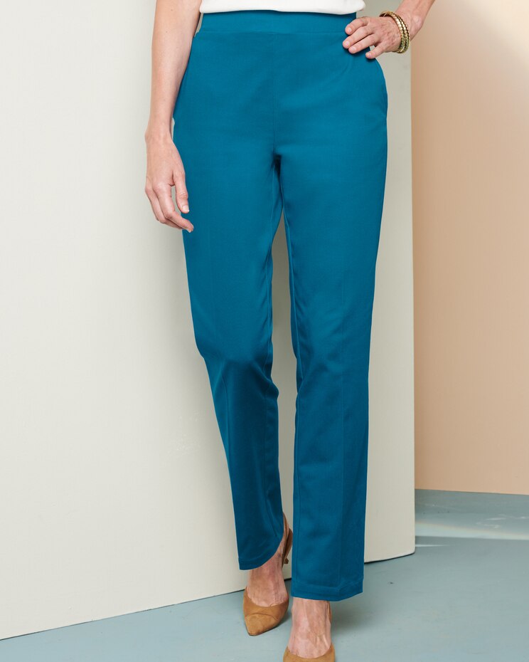 Comfort Stretch Pull-On Pants image number 1