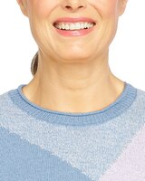 Alfred Dunner® Victoria Falls Cozy Colorblock Sweater thumbnail number 5