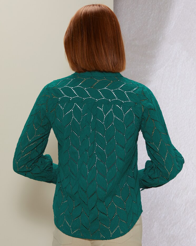 Leaf Eyelet Shirt image number 2