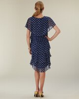 Tiered Metallic Print Dress thumbnail number 2