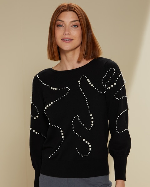 Pearl Swirl Sweater