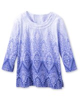 Ombre Medallion Tee by Alfred Dunner thumbnail number 2