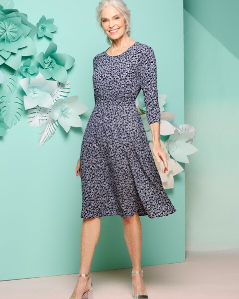 Forget-Me-Not-Flatter Fit Dress