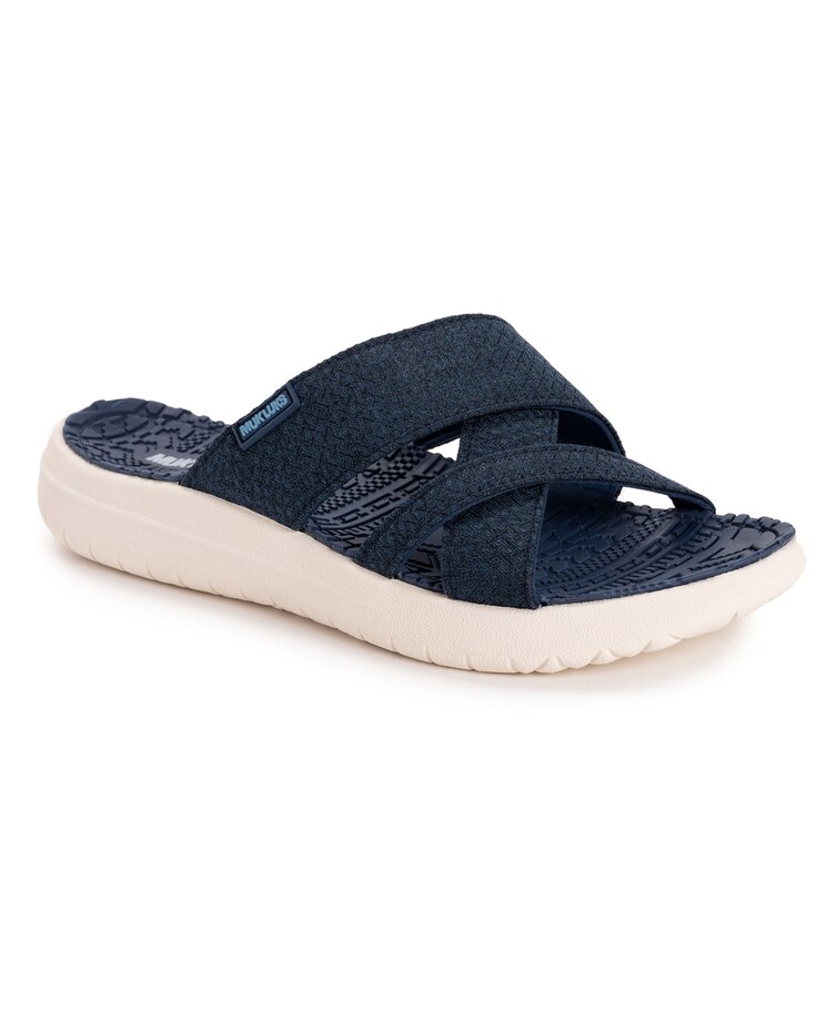 MUK LUKS® Women's Sassy Cross-Over Slide Sandal image number 1