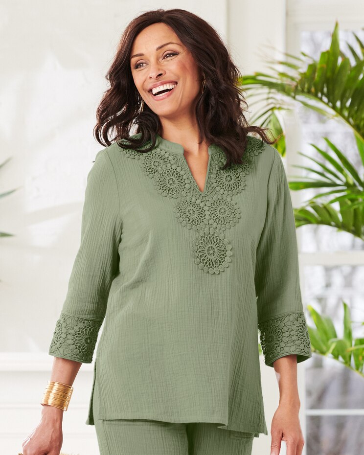 Easy Breezy Crochet Tunic image number 1