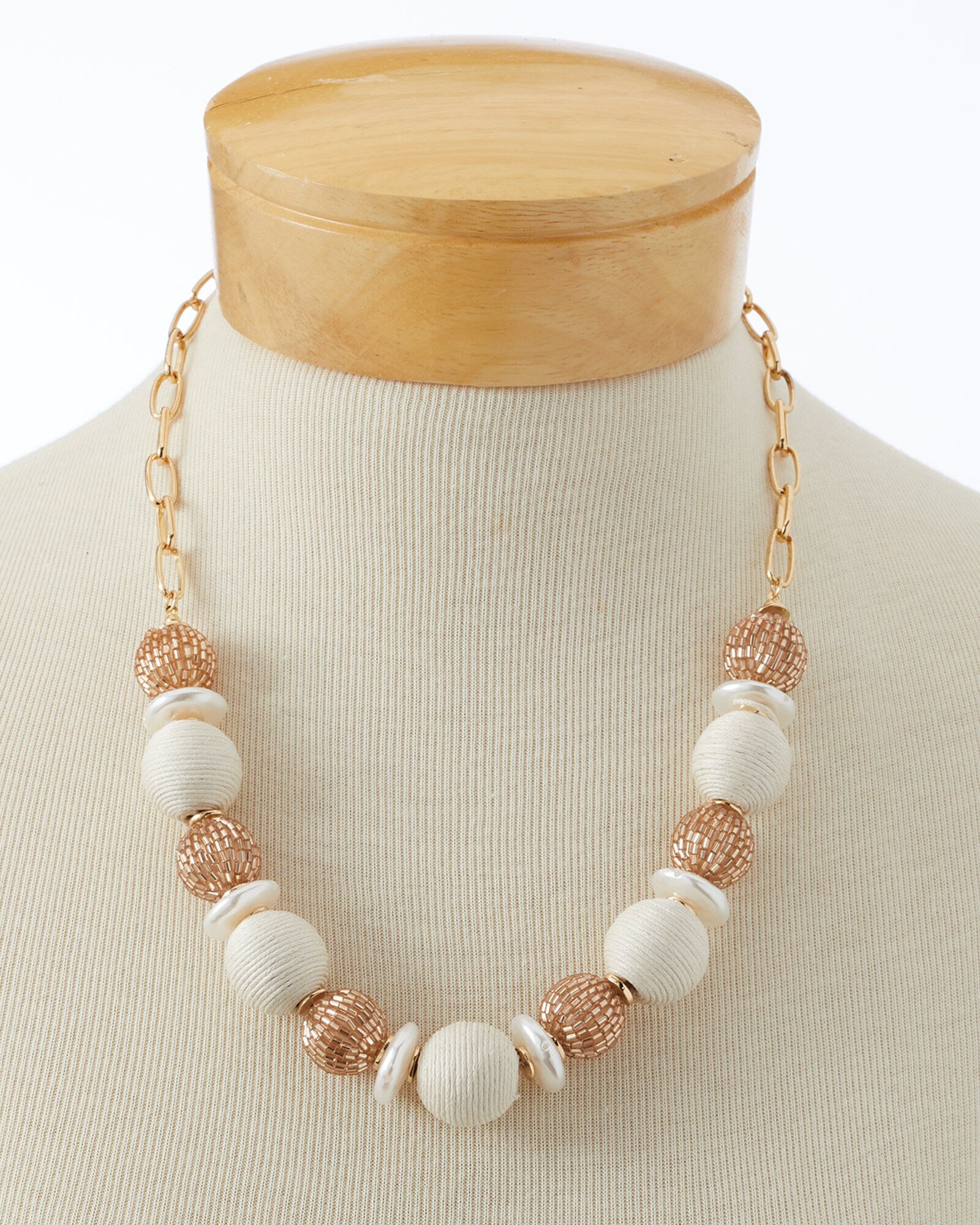 Pearl bauble necklace store