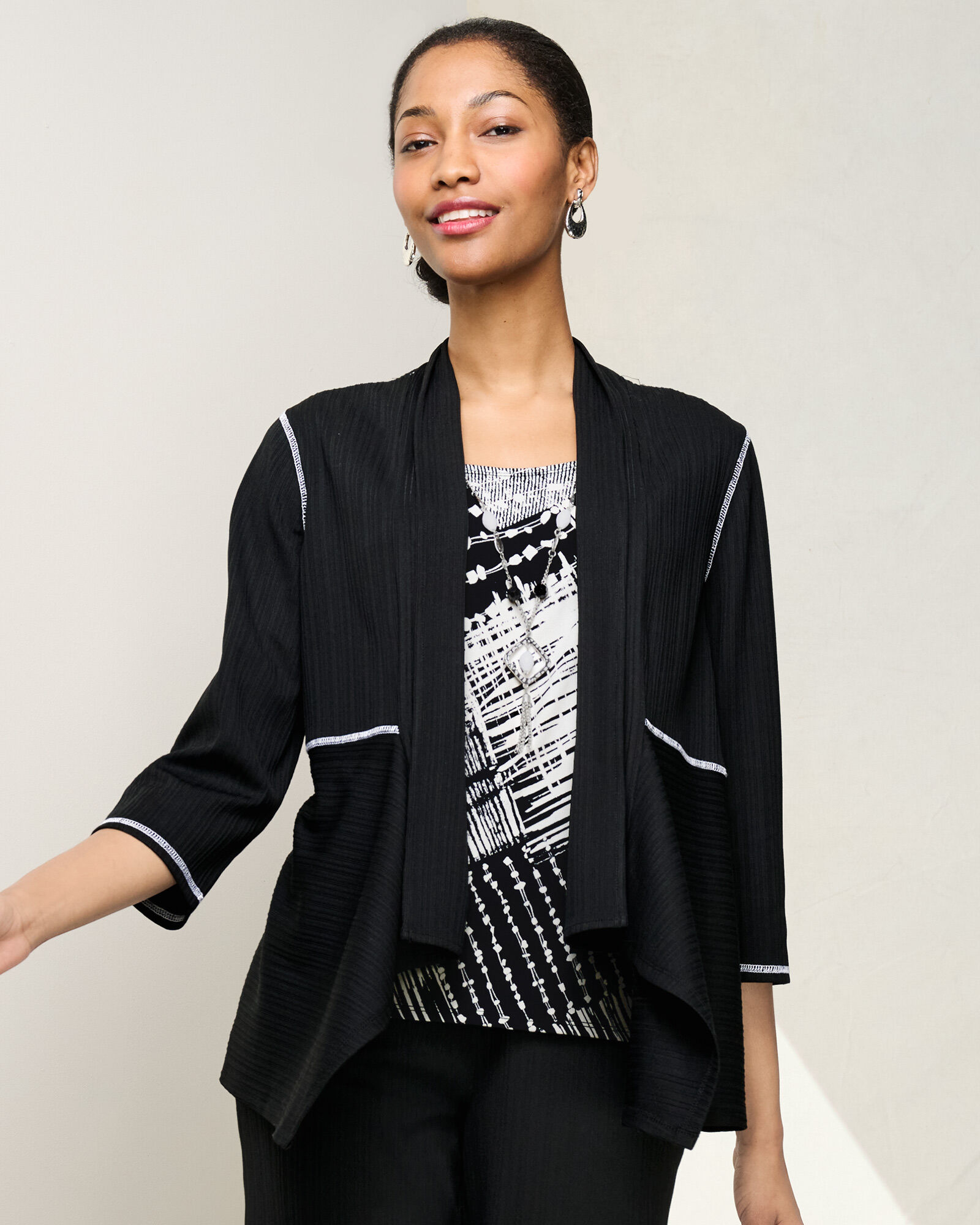 Two in one cardigan tops outlet