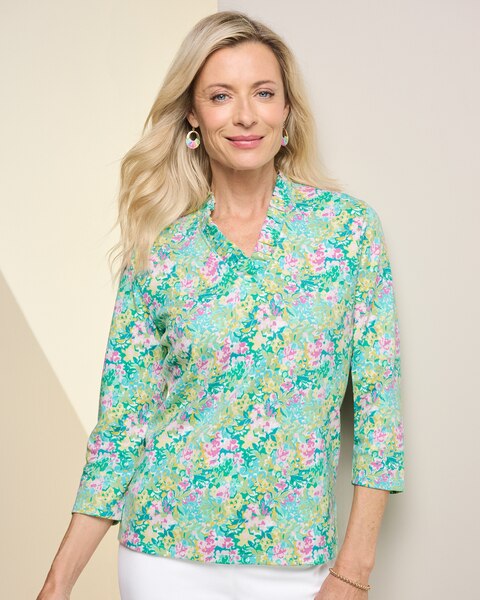 Spring Blossom Ruffle Tee