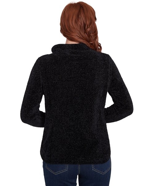 Ruby Rd® Berry Glam Eyelash Pullover Sweater