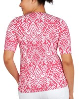 Ruby Rd® Ikat Print Top thumbnail number 3
