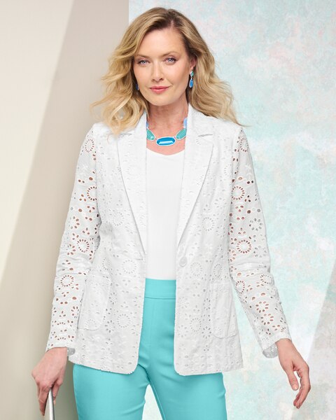 Endless Eyelet Blazer