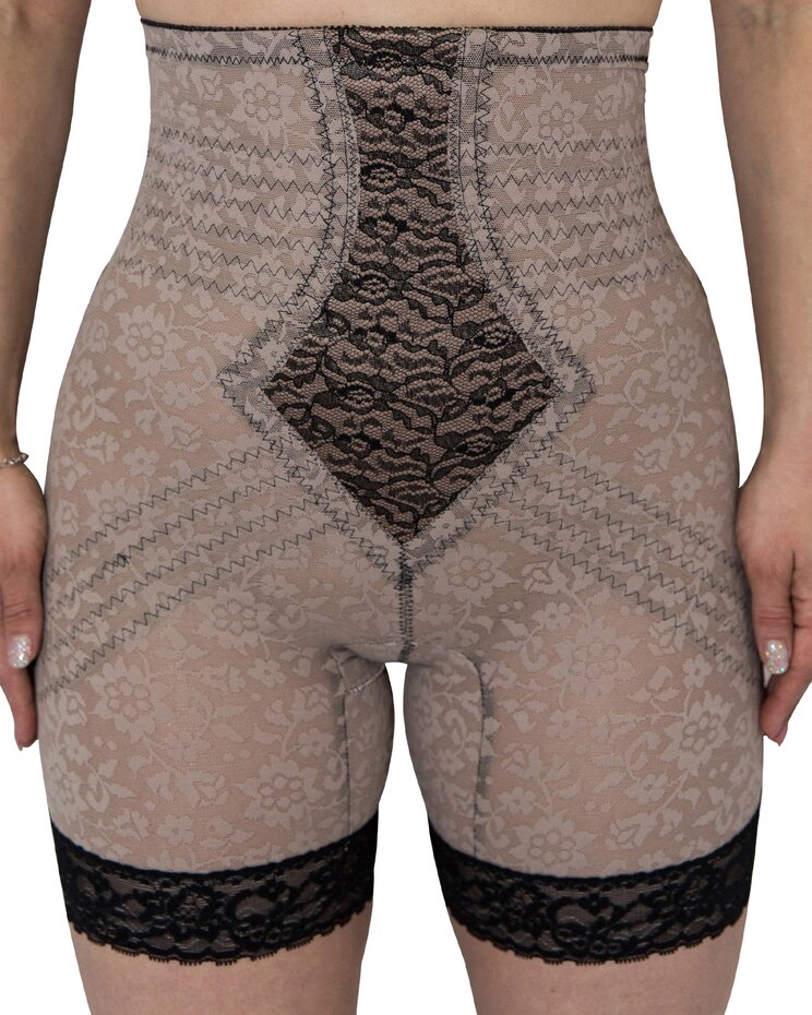 "No Top Roll" High Waist Thigh Shaper image number 1